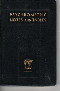 Elizabethton, Tn- Elmer Torok, Psychrometric Notes & Tables; Handbook.. Textile  - Bild 1 von 3