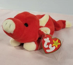 New with tag Snort the Bull Beanie Baby in MINT condition - Imagen 1 de 11