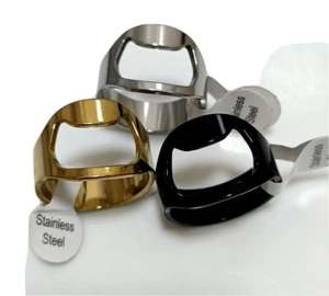 Wholesale 20pcs/lot Beer Bottle Opener Stainless Steel Ring Kitchen Bar Tool - Picture 1 of 10