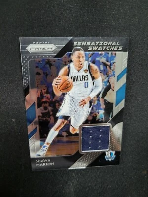 2018-19 Panini Prizm Sensational Swatches Shawn Marion #18 Dallas Mavericks  - Image 1 of 3
