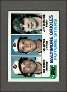 1982 Topps #21 Bob Bonner Cal Ripken RC Jeff Schneider Rookie Card see scans NM