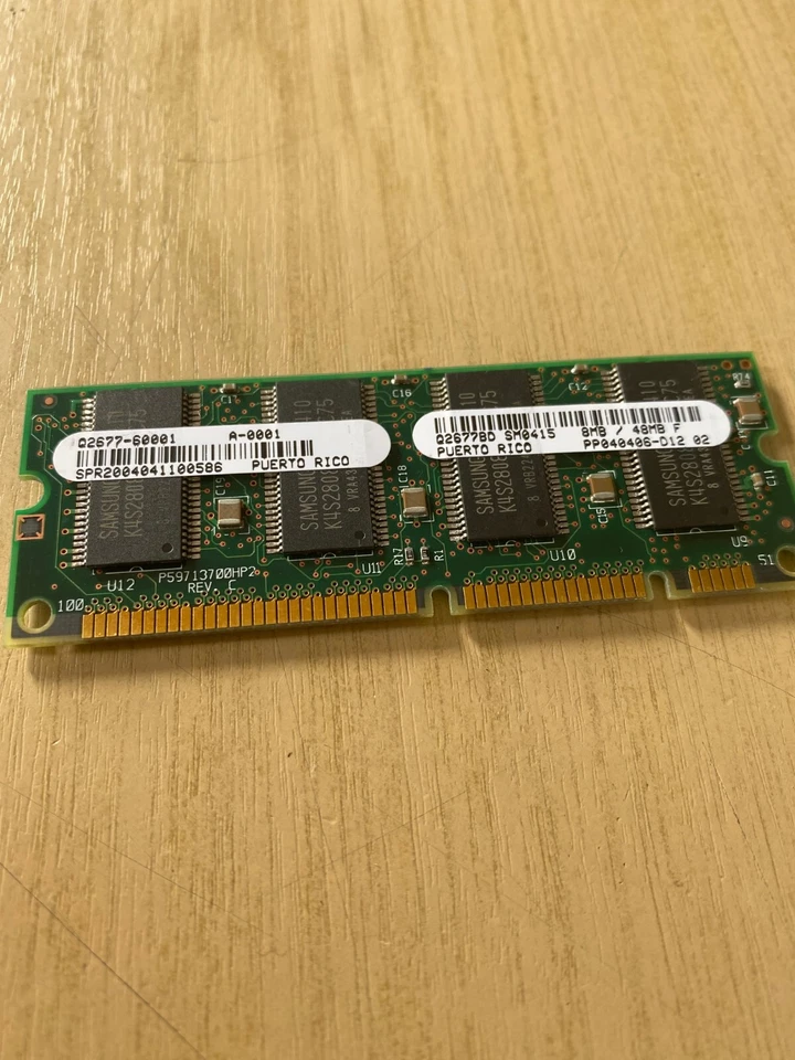 Q2677BD Q2677-60001 Flash Memory Module HP LaserJet 2300 8mb - Image 1 of 1