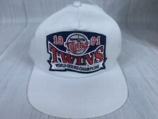 RARE Vintage Starter Minnesota Twins 1991 World Series Champions Hat Snapback