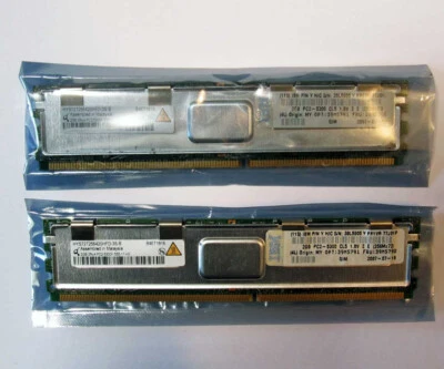 IBM Server Ram 38L5905 39M5790 39M5791 2pcs of 2GB DDR2 PC2-5300 667MHz - Image 1 of 2