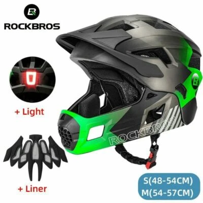 ROCKBROS Kids Cycling breathable Safety Helmet Scooter full face safety helmet - Image 1 of 4