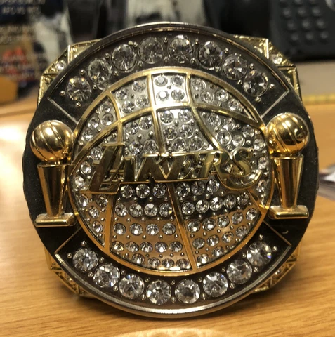 2010 LA Lakers Championship Paperweight Ring - Season Ticket Holder Prize- KOBE Cover