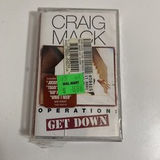 CRAIG MACK -OPERATION GET DOWN---1997 HIP-HOP CASSSETTE SEALED w/ HYPE STICKER!!