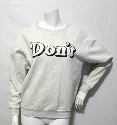 Sudadera Schitt's Creek XS Gris NO Gráfico Pullover Mangas Largas David Rose Foto 1 de 4