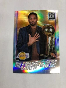 2017-18 Panini Optic Robert Horry #12 The Champ Is Here Refractor Silver - Foto 1 di 3