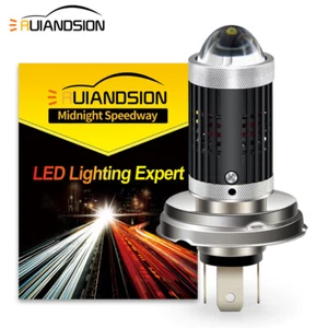 Lampada faro faro auto 12-80 V P45T R2 LED Moto Auto Lampadina Hi/Lo Beam Xeno Bianco - Foto 1 di 11