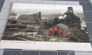 Tarjeta postal vintage Coal Breaker, Scranton Pa. - Imagen 1 de 2