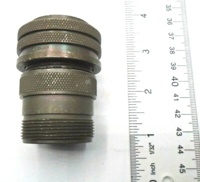 Amphenol MS3106A24-28S 8-pin Female Connector Plug Solder *30 - Image 1 of 3