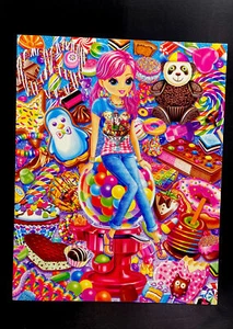 Lisa Frank Folder CHERRI Treat Town Candy NEW 2 Pocket School Folder 2013 - Picture 1 of 6