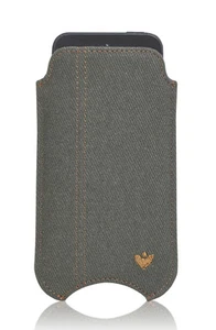 For Apple iPhone 4 Green Cotton Twill NueVue Screen Cleaning Pouch Sleeve Cover - Photo 1 sur 10