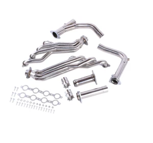 Stainless Exhaust Manifold Headers fits for Chevy GMC 2007-2014 4.8L 5.3L 6.0L - Picture 1 of 18