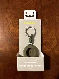 heyday Apple Airtag Silicone/Rope Keychain - Olive - Picture 1 of 2