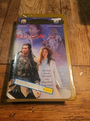 Factory Sealed RCA/Columbia VHS Willow.  Water Marks.  Defect Security Seal. - Image 1 of 3