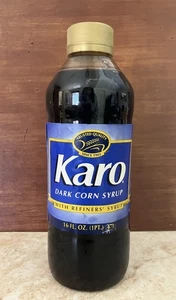 Vintage KARO Dark Syrup by BestFoods; 16oz Original Recipe - Picture 1 of 7