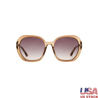 Gafas de sol redondas para mujer resistentes a los arañazos protección UV plástico ecológico EE. UU. Foto 1 de 4