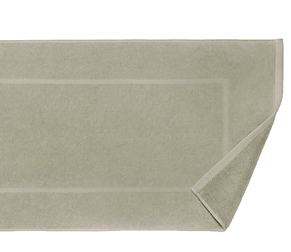 Коврик для ванны Sferra Canedo Nuovo светло-зеленый расчесанный хлопок 20x35 дюймов новый - Изображение 1 из 4