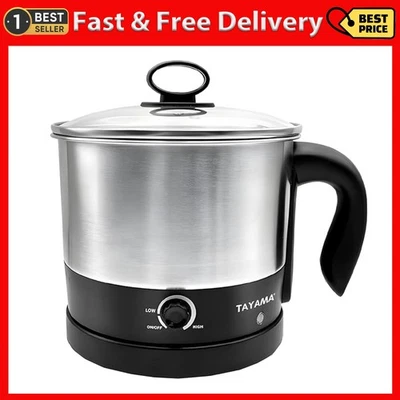 Tayama 1 кварта Электрическая мультиварка из нержавеющей стали со съемным основанием - Изображение 1 из 4