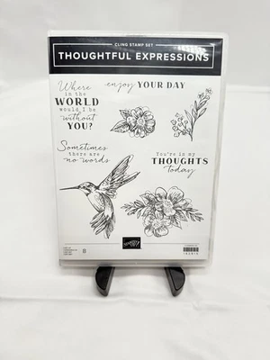 Thoughtful Expressions Stampin' Up! Conjunto de selos 162815 artesanato em papel NOVO aposentado - Imagem 1 de 2