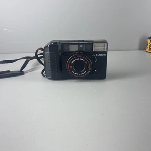 Vintage Canon Sure Shot 35mm Film Camera Zoom Lens Film Tested Good Condition - Picture 1 of 10