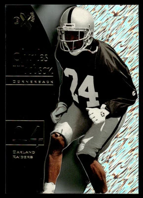 CHARLES WOODSON 1998 SKYBOX EX2001 RC #58 - Image 1 of 2