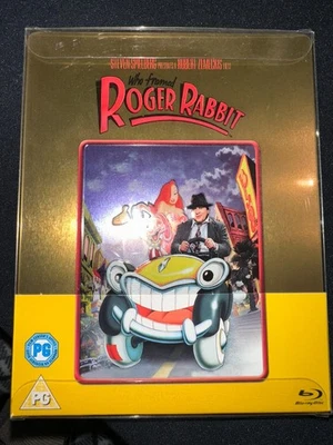 Who Framed Roger Rabbit Bluray Zavvi UK Exclusive Gold Anniversary SteelBook OOP Foto 1 de 4