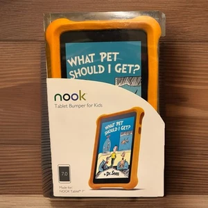 NOOK Tablet 7" Foam Bumper Case for Kids - Brand New Orange - Picture 1 of 4