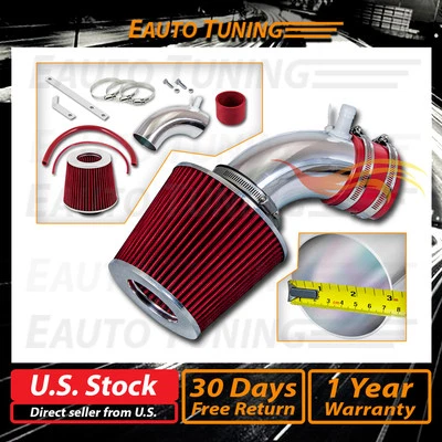 Kit de admisión de aire Ram corta + filtro ROJO para 10-12 Genesis Coupe 2,0 L Turbo Foto 1 de 4