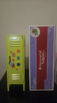 American Girl 2013 Lime Green Metal School Locker - Image 1 of 3