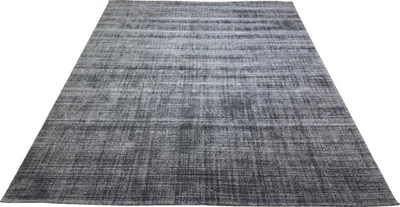 8x10 ft Handmade Wool Area Rug for Living Room Handloom Knotted Grey 250x300 cm - Image 1 of 4