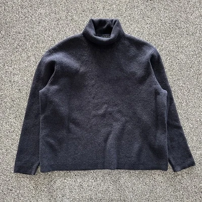Brooks Brothers Turtleneck Sweater Extra Fine Italian Merino Wool Navy Blue - Image 1 of 4