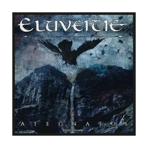 ELUVEITIE Standard Patch: ATEGNATOS: raven Official Licenced Merchandise gift - Bild 1 von 1