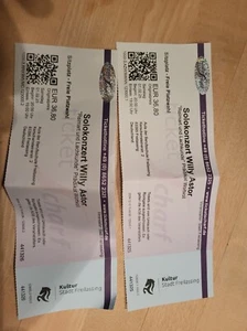 Willy Astor Solokonzert in Freilassing 1.2.2025, 2 Tickets - Bild 1 von 1