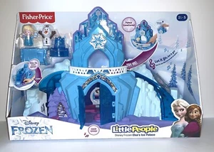 WONDERFUL NEW FISHER-PRICE LITTLE PEOPLE DISNEY FROZEN ELSA'S ICE PALACE - Picture 1 of 3