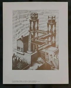 M.C. Cascada Escher aprox. 24 cm x 30 cm póster imagen / cascada / Cordon Art - Imagen 1 de 6