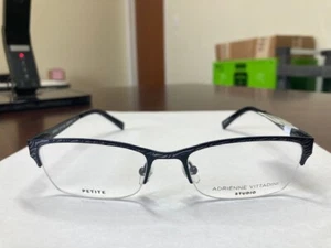 ADRIENNE VITTADINI #542S GUNMETAL/MAT. BLACK PETITE EYEGLASS FRAME 51-17-135(00) - Picture 1 of 12