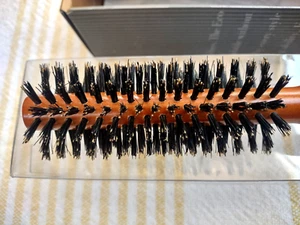 NOB ECO X-1 - 100% Boar Bristle Wood Handle Professional Salon Round Hair Brush - Picture 1 of 6
