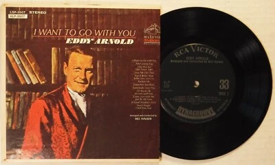 EDDY ARNOLD / I WANT TO GO WITH YOU / RCA VLP 3507 / 33 RPM EXT PLAY W/JB STRIPS - Image 1 of 3