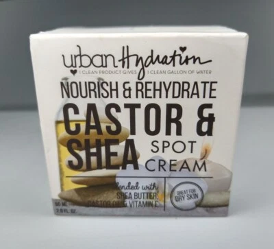 Urban Hydration Nourish & Rehydrate Castor & Shea Spot Cream 2.0 FL OZ NIB - Image 1 of 4