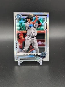 Victor Mesa Jr. Miami Marlins 2021 Bowman Draft Chrome Refractor #BD-122 - Picture 1 of 2