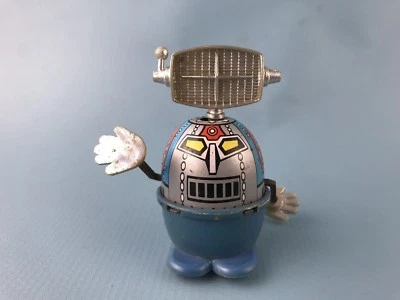 Moon Stroller Robot Tin / plastic wind up MIB Hong Kong 70's figure - Image 1 of 3