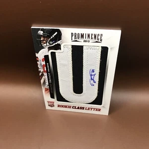 2013 Prominence Desmond Trufant Rookie Class Letter Patch Autograph Auto #/219 - Picture 1 of 2