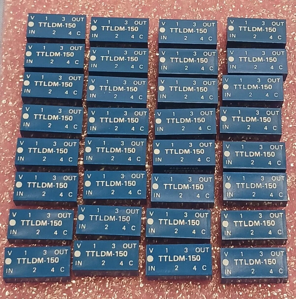 *LOTE DE 32* Componentes de Ingeniería EC2 TTLDM-150 Módulo de Línea de Retardo Lógico Foto 1 de 4