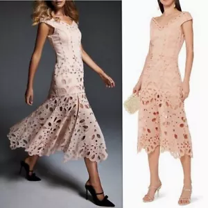 ALICE MCCALL BAUDELAIRE MIDI DRESS POWDER PINK - SIZE 10 - BNWT - Picture 1 of 10