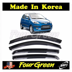 Smoke Window Door Visors Deflectors for 2007-2012 Hyundai i10 - Picture 1 of 6