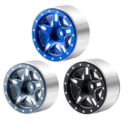 1.3'' Beadlock Wheel Rims For Axial SCX24 TRX4M 1/24 1/18 RC Crawler Car Upgrade - Image 1 of 4