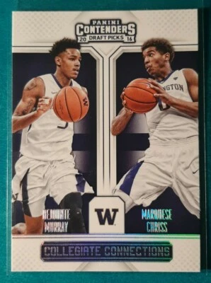 2016-17 CONTENDERS DRAFT PICKS COLLEGIATE CONNECTIONS MURRAY CHRISS #2 WASH - Image 1 of 2